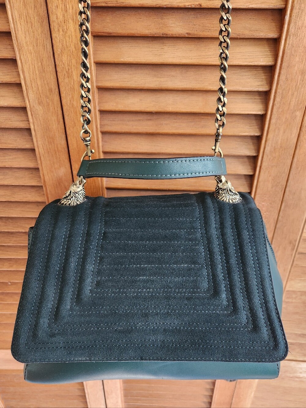 Zara Bag With Wolf Strap Detail